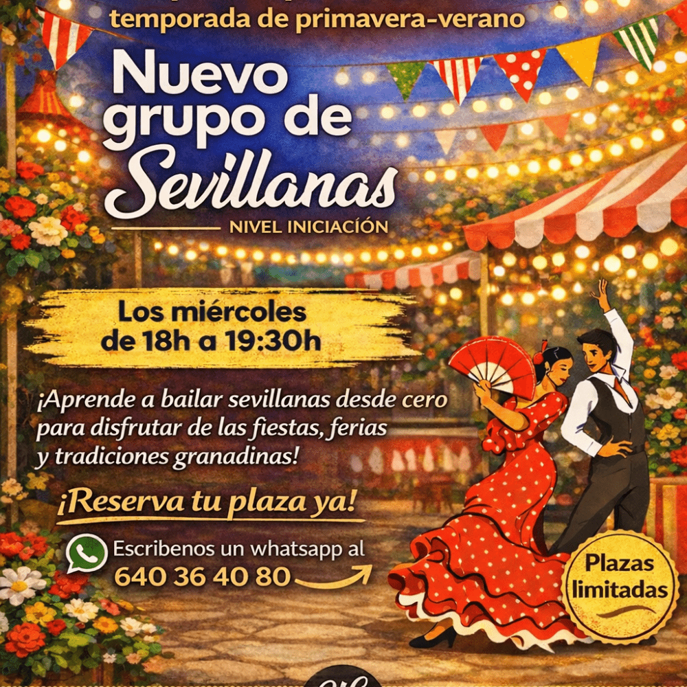 Clases de Sevillanas en Granada. <br /><span>Aprende las Sevillanas y su Compás</span>